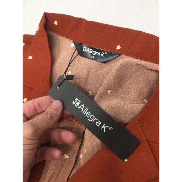 Allegra K Womens Long Sleeve Button Up Shirt with Collar (XS) - Picture 5 of 10